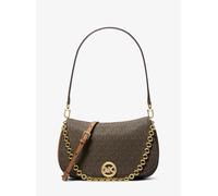 MK Bolso de hombro transformable Nolita mediano con logotipo - Marrón - Michael Kors ONE SIZE