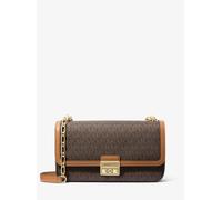 MK Bolso de hombro Tribeca grande con logotipo - Marrón - Michael Kors ONE SIZE