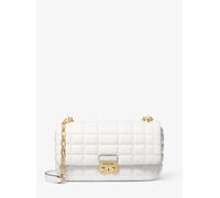 MK Bolso de hombro Tribeca grande de piel acolchada - Blanco - Michael Kors ONE SIZE