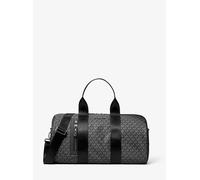 MK Bolso de lona Brooklyn grande con estampado de logotipos - Negro - Michael Kors ONE SIZE