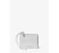 MK Bolso de pulsera Jet Set pequeño de piel granulada con tarjetero - Blanco - Michael Kors ONE SIZE