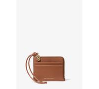 MK Bolso de pulsera Jet Set pequeño de piel granulada con tarjetero - Marrón - Michael Kors ONE SIZE