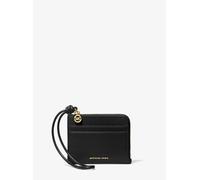 MK Bolso de pulsera Jet Set pequeño de piel granulada con tarjetero - Negro - Michael Kors ONE SIZE