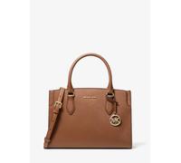 MK Bolso satchel Becca mediano de piel saffiano - Marrón - Michael Kors ONE SIZE