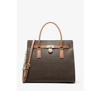 MK Bolso satchel Hamilton Moderne grande con logotipo - Marrón - Michael Kors ONE SIZE