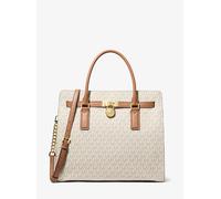 MK Bolso satchel Hamilton Moderne grande con logotipo - Nude - Michael Kors ONE SIZE
