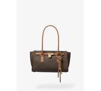 MK Bolso satchel Hamilton Moderne pequeño con logotipo - Marrón - Michael Kors ONE SIZE
