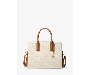MK Bolso satchel Laila mediano con logotipo - Nude - Michael Kors ONE SIZE
