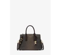 MK Bolso satchel Laila pequeño con logotipo - Marrón - Michael Kors ONE SIZE