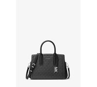 MK Bolso satchel Laila pequeño con logotipo - Negro - Michael Kors ONE SIZE