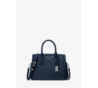 MK Bolso satchel Laila pequeño con tachuelas - Azul - Michael Kors ONE SIZE