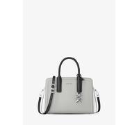 MK Bolso satchel Laila pequeño de piel con bloque de color - Gris - Michael Kors ONE SIZE