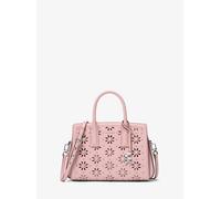 MK Bolso satchel Laila pequeño de piel cortada a láser con adornos - Rosa - Michael Kors ONE SIZE