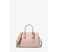 MK Bolso satchel Laila pequeño de piel granulada con bloque de color - Rosa - Michael Kors ONE SIZE