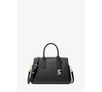 MK Bolso satchel Laila pequeño de piel granulada - Negro - Michael Kors ONE SIZE