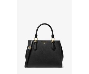 MK Bolso satchel Marilyn mediano de piel saffiano - Negro - Michael Kors ONE SIZE