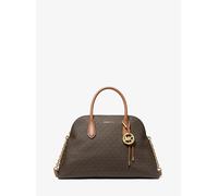 MK Bolso satchel tipo cúpula Freddie grande con logotipo - Marrón - Michael Kors ONE SIZE