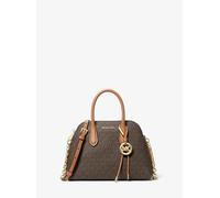 MK Bolso satchel tipo cúpula Freddie mediano con logotipo - Marrón - Michael Kors ONE SIZE