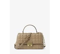 MK Bolso satchel Tribeca mediano de piel acolchada - Nude - Michael Kors ONE SIZE