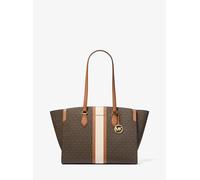 MK Bolso tote Becca grande con franjas y logotipo - Marrón - Michael Kors ONE SIZE