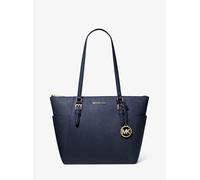 MK Bolso tote Charlotte grande de piel saffiano con cremallera superior - Azul - Michael Kors ONE SIZE