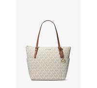 MK Bolso tote Charlotte mediano con logotipo y cremallera superior - Nude - Michael Kors ONE SIZE