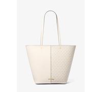 MK Bolso tote Flora grande de piel con logotipo - Nude - Michael Kors ONE SIZE
