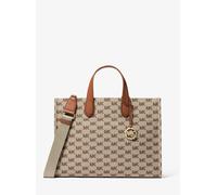 MK Bolso tote Gigi grande de jacquard con logotipo - Marrón - Michael Kors ONE SIZE