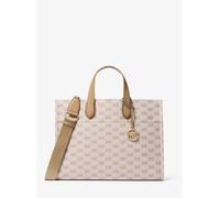 MK Bolso tote Gigi grande de jacquard con logotipo - Nude - Michael Kors ONE SIZE