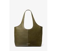 MK Bolso tote Henly grande de piel y ante - Verde - Michael Kors ONE SIZE
