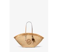 MK Bolso tote Isa grande tejido a mano con forma de abanico - Nude - Michael Kors ONE SIZE