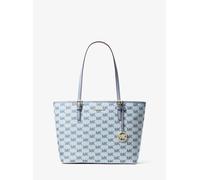 MK Bolso tote Jet Set mediano de jacquard con logotipo - Azul - Michael Kors ONE SIZE