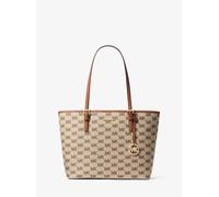 MK Bolso tote Jet Set mediano de jacquard con logotipo - Marrón - Michael Kors ONE SIZE