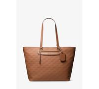 MK Bolso tote Jet Set Travel extragrande de piel con logotipo en relieve - Marrón - Michael Kors ONE SIZE