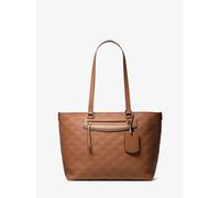 MK Bolso tote Jet Set Travel mediano de piel con logotipo en relieve - Marrón - Michael Kors ONE SIZE
