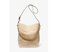 MK Bolso tote Nolita grande de ante tipo bombonera - Nude - Michael Kors ONE SIZE