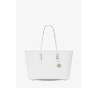 MK Bolso tote Quinn grande de piel granulada - Blanco - Michael Kors ONE SIZE