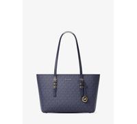 MK Bolso tote Quinn mediano de piel con logotipo - Azul - Michael Kors ONE SIZE