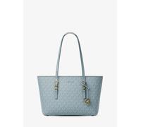 MK Bolso tote Quinn mediano de piel con logotipo - Azul - Michael Kors ONE SIZE