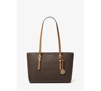 MK Bolso tote Quinn mediano de piel con logotipo - Marrón - Michael Kors ONE SIZE