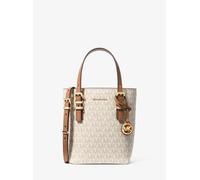 MK Bolso tote transformable Quinn extrapequeño de piel y lona con logotipo - Nude - Michael Kors ONE SIZE