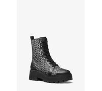 MK Bota de estilo militar Blake de jacquard con logotipo MK2000 - Negro - Michael Kors EU 40.5
