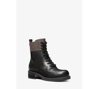 MK Bota de estilo militar Lyle de piel con logotipo - Marrón - Michael Kors EU 36