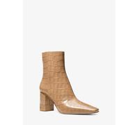MK Bota Elise de piel con motivo de cocodrilo en relieve - Nude - Michael Kors EU 40.5