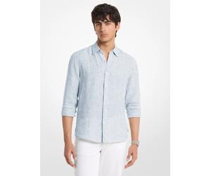 MK Camisa a rayas de lino - Azul - Michael Kors XS