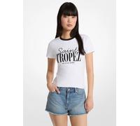 MK Camiseta Saint-Tropez de algodón elástico - Blanco - Michael Kors XL