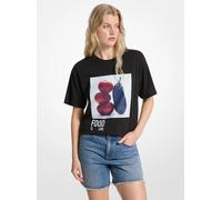 MK Camiseta Watch Hunger Stop de algodón - Negro - Michael Kors XL