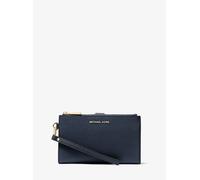 MK Cartera Adele de piel granulada con compartimento para smartphone - Azul - Michael Kors ONE SIZE