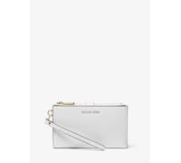 MK Cartera Adele de piel granulada con compartimento para smartphone - Blanco - Michael Kors ONE SIZE
