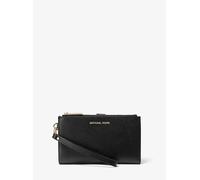 MK Cartera Adele de piel granulada con compartimento para smartphone - Negro - Michael Kors ONE SIZE